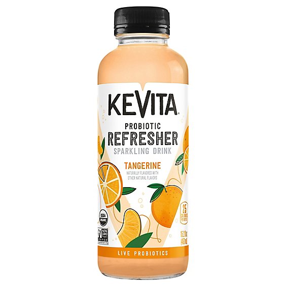 KeVita Sparkling Probiotic Drink Tangerine - 15.2 Fl. Oz.
