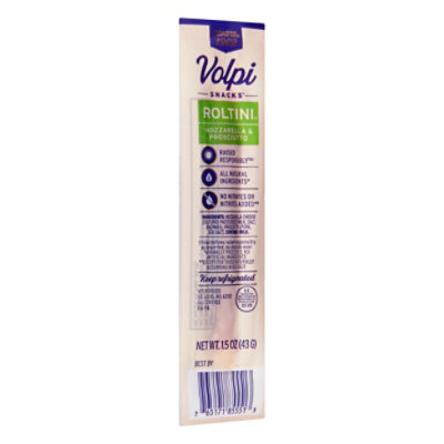 Volpi Roltini Mozzarella And Prosciutto Snack - 1.5 Oz