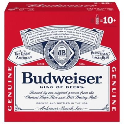 Budweiser American Lager Beer in  Aluminum Bottles - 8 - 16 Fl. Oz. - Image 3