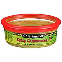 Casa Sanchez Guacamole Foods Spicy - 8 Oz - Image 1