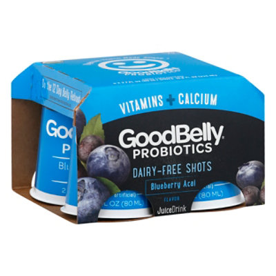 GoodBelly Organic Probiotic Juice Drinks (Vegan, Dairy-Free, Soy-Free)