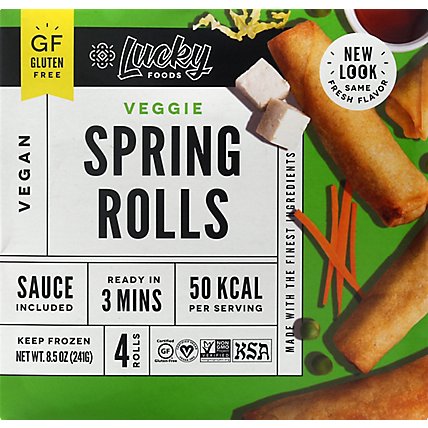 Lucky Traditional Spring Rolls - 8.5 Oz - Image 2