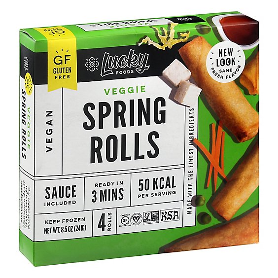 Lucky Traditional Spring Rolls - 8.5 Oz