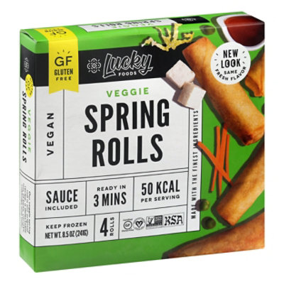 Lucky Traditional Spring Rolls - 8.5 Oz