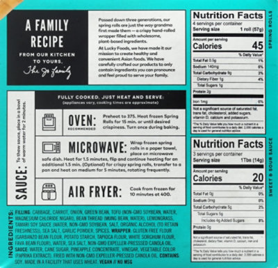 Lucky Thai Spring Rolls - 8.5 Oz - Image 6