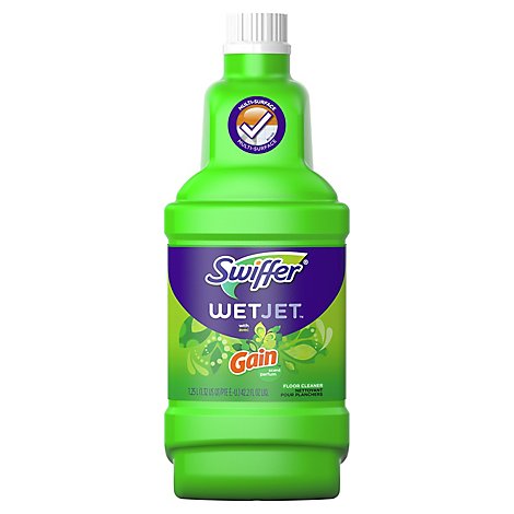 Swiffer WetJet Floor Cleaner With Gain Scent - 42.2 Fl. Oz.