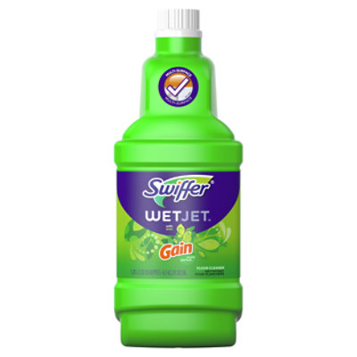 Swiffer WetJet Floor Cleaner With Gain Scent - 42.2 Fl. Oz.