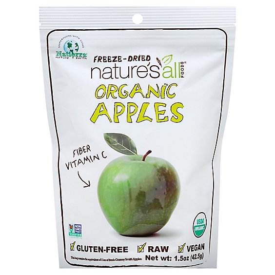 Natures All Foods Dried Apples Organic - 1.5 Oz