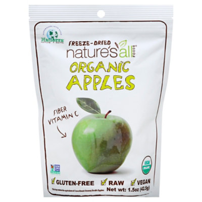 Natures All Foods Dried Apples Organic - 1.5 Oz - Image 1