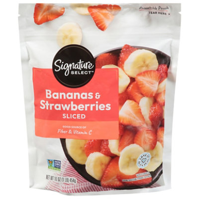 Signature SELECT Sliced Strawberries And Bananas - 16 Oz - Image 1