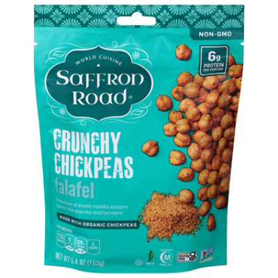Saffron Road Falafel Gluten Free Crunchy Chickpeas Snack - 5.4 Oz - Image 1
