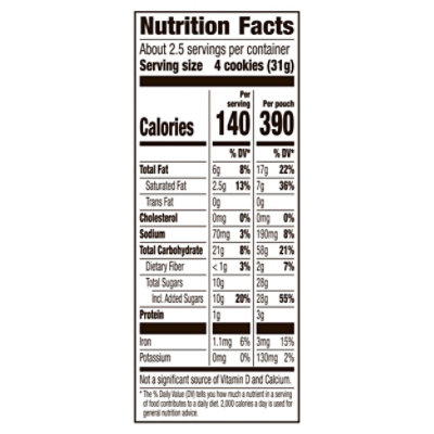 Pillsbury Cookies Mini Soft Baked Chocolate Chip - 3 Oz - Image 3