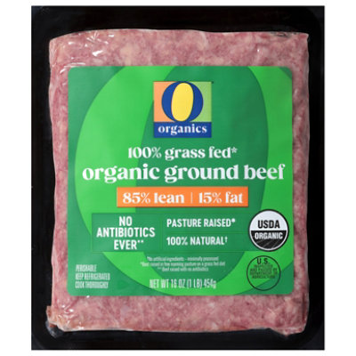 O Organics 85% Lean 15% Fat Ground Beef - 16 oz - Image 3