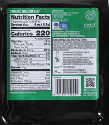 O Organics 85% Lean 15% Fat Ground Beef - 16 Oz - Image 5