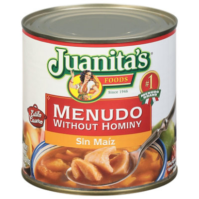 Juanitas Foods Menudo Without Hominy Can - 29.5 Oz