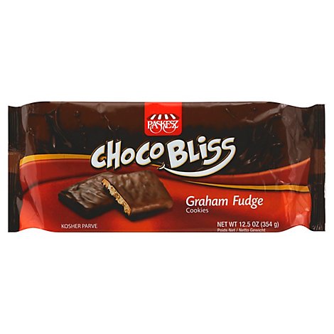 Paskesz Choco Bliss Graham Frudge Cookies - 12.5 Oz