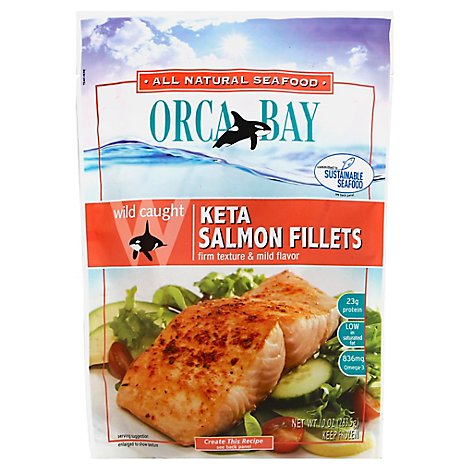 Orca Bay Fish Salmon Keta Fillets - 10 Oz