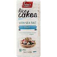 Liebers Rice Cakes With Sea Slat Thin - 3.1 Oz - Image 2