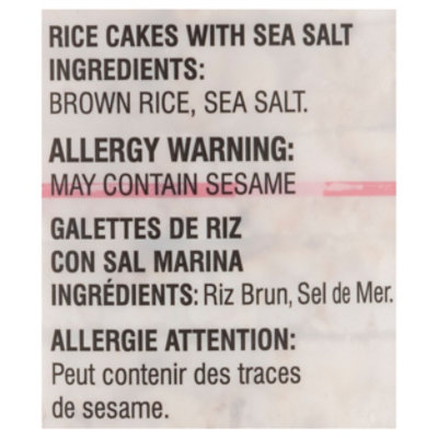 Liebers Rice Cakes With Sea Slat Thin - 3.1 Oz - Image 4