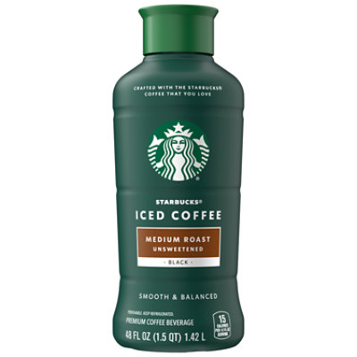 Starbucks Iced Coffee Medium Roast Unsweetened - 48 Fl. Oz. - Image 1