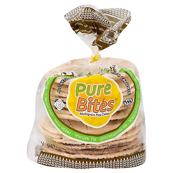 Pure Bites-Multigrn Pop Cakes Whle Wheat - 2.64 Oz