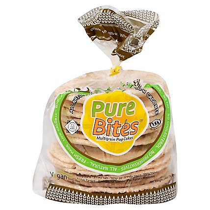 Pure Bites-Multigrn Pop Cakes Whle Wheat - 2.64 Oz - Image 1