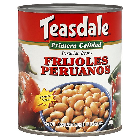 Teasdale Beans Peruvian Can - 29 Oz