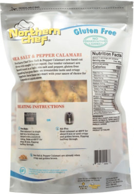 Northern Chef Oven Ready Gluten Free Sea Salt & Pepper Calamari - 10 Oz. - Image 6