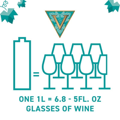 Vendange Wine White Pinot Grigio Go Pack - 1 Liter - Image 5