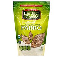 Natures Earthly Choice Organic Farro Italian Pearled - 14 Oz