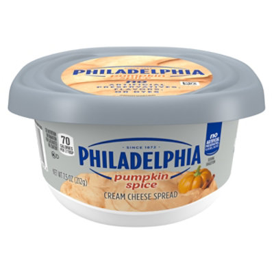 Philadelphia Pumpkin Spice Cream Cheese Spread Tub - 7.5 Oz - Image 1