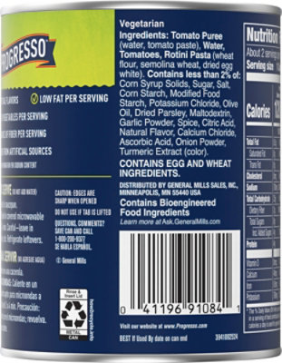 Progresso Vegetable Classics Soup Tomato Rotini - 19 Oz - Image 6