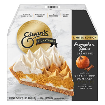 EDWARDS Pie Creme Pumpkin Box Frozen - 25.9 Oz