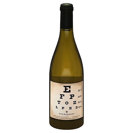 Joel Gott Eye Chart Chardonnay Napa Wine - 750 Ml