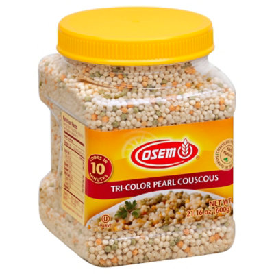 Osem Couscous Tri-Color Pearl - 21.16 Oz