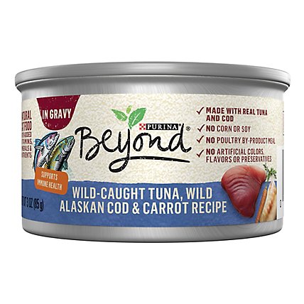 Beyond Cat Food Wet Pate Tuna Mackerel & Carrot - 3 Oz - Image 1