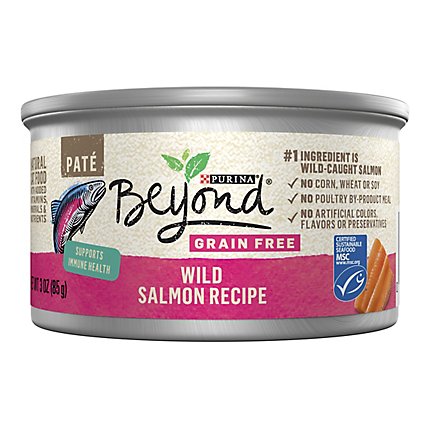 Beyond Cat Food Wet Grain Free Wild Salmon - 3 Oz - Image 1