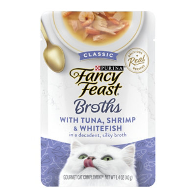 Fancy Feast Broths Tuna Wet Cat Food 1.4 Oz