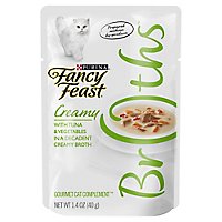 Fancy Feast Cat Complement Gourmet Broths Creamy With Tuna & Vegetables Pouch - 1.4 Oz - Image 1