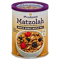 Foodmans Motzolah Whole Wheat Maple Nut - 10 Oz - Image 1