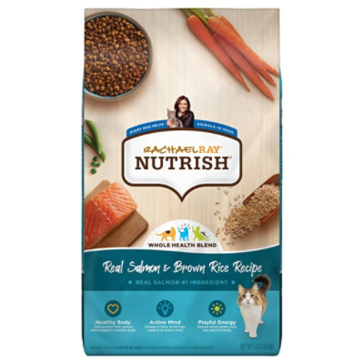 Rachael Ray Nutrish Dry Cat Food Super Premium Real Salmon & Brown Rice Recipe - 3 Lb - Image 3