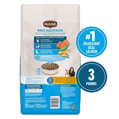 Rachael Ray Nutrish Dry Cat Food Super Premium Real Salmon & Brown Rice Recipe - 3 Lb - Image 2