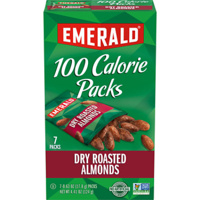 Emerald 100 Calorie Packs Almonds Dry Roasted - 7-0.62 Oz