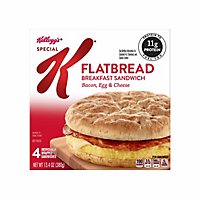 Special K Flatbread Breakfast Sandwiches Bacon Egg and Cheese - 13.4 Oz - Image 3