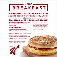 Special K Flatbread Breakfast Sandwiches Bacon Egg and Cheese - 13.4 Oz - Image 6