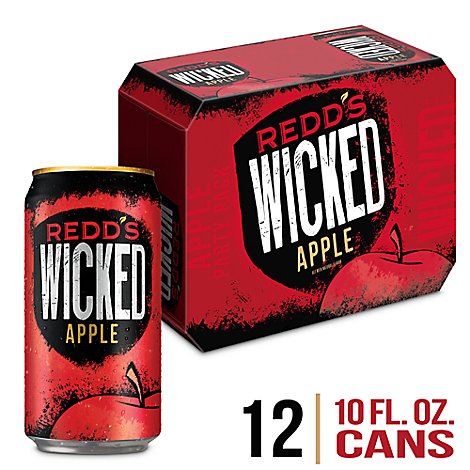 Redds Wicked Apple Beer Ale 8% ABV In Cans - 12-10 Fl. Oz.