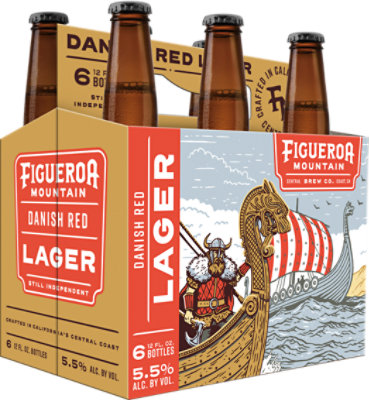 Figueroa Mtn Danish Red Lager In Bottles - 6-12 Fl. Oz.