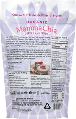 Mamma Chia Chia Seeds Black - 12 Oz - Image 5