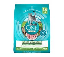 Purina ONE Real Turkey Dry Cat Food - 3.5 Lb