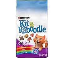 Kit & Kaboodle Cat Food Dry Original Chicken Liver Turkey & Ocean Fish - 3.15 Lb